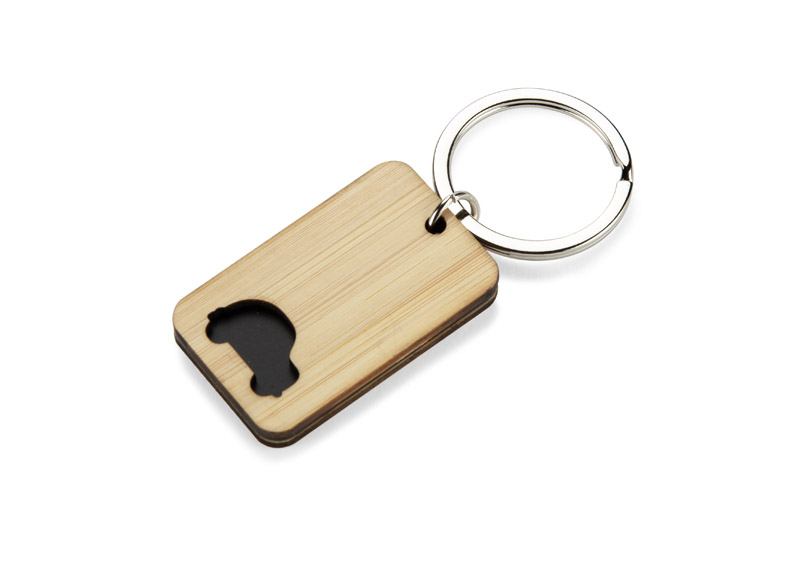 Bamboo keychain CARVE