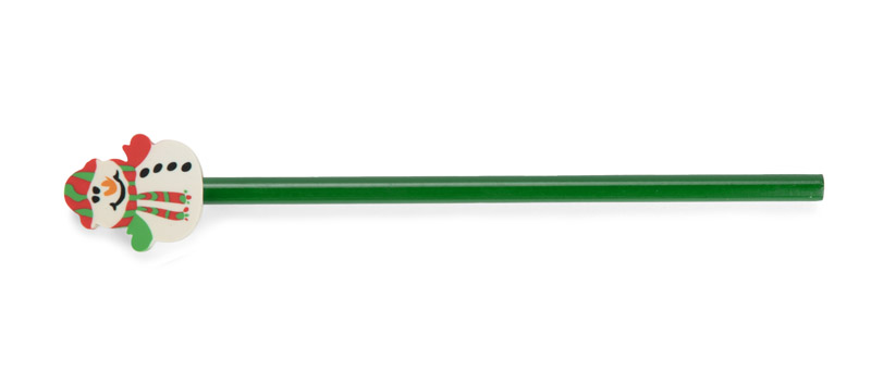 Pencil with eraser CHRISTMAS - Snowman - Image 3