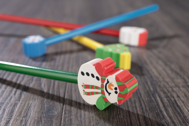 Pencil with eraser CHRISTMAS - Snowman - Image 4
