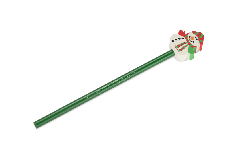 Pencil with eraser CHRISTMAS - Snowman - Image 6