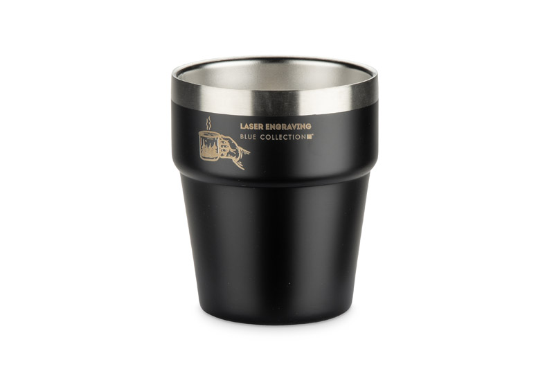 Recycled stainless steel mug MAKEL 300 ml - Image 11