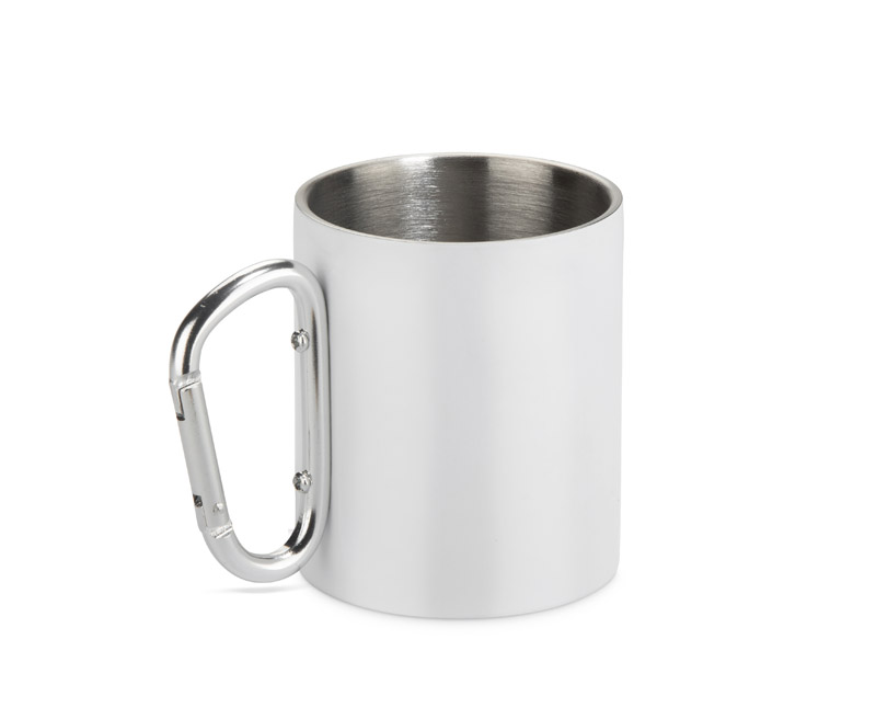 Recycled stainless steel mug VIVO 250 ml