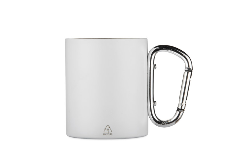 Recycled stainless steel mug VIVO 250 ml - Image 4