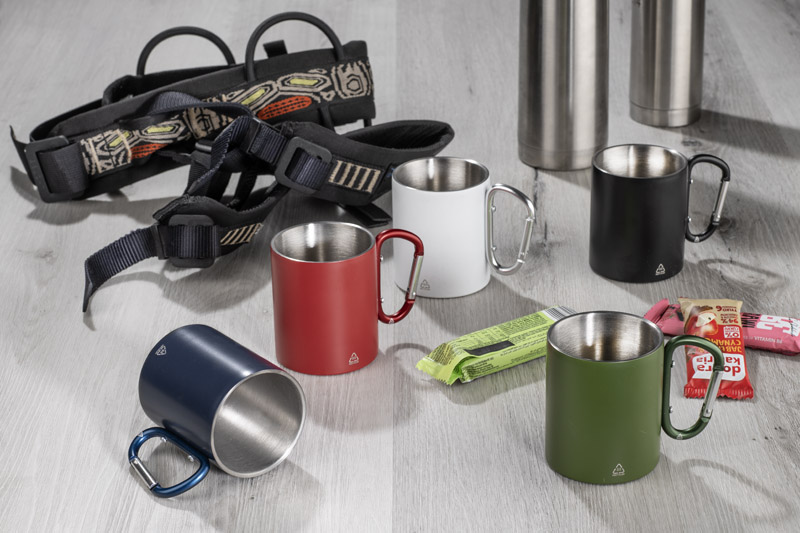 Recycled stainless steel mug VIVO 250 ml - Image 8