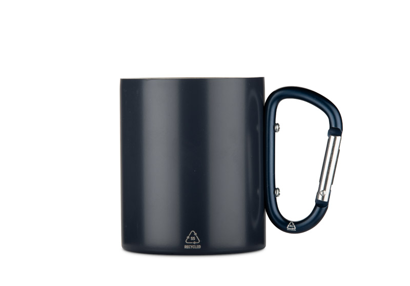 Recycled stainless steel mug VIVO 250 ml - Image 4