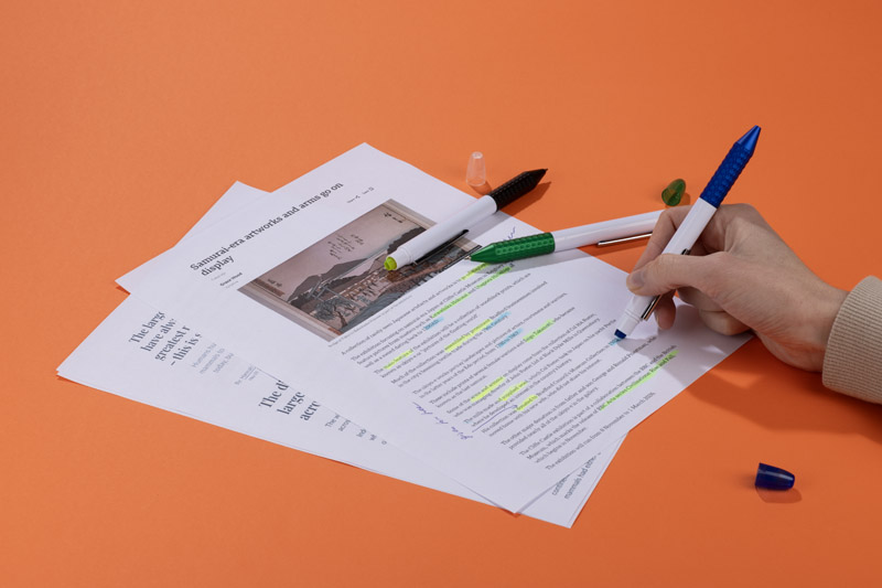 Ballpoint pen with highlighter FLUO - Image 7